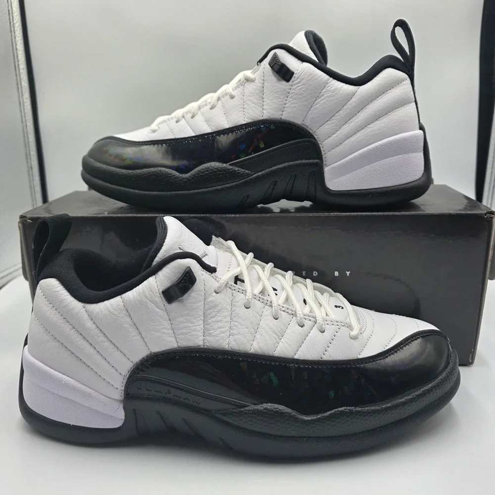 Jordan 12 Retro Low GC 25 Years in China White Black DO8726-100 Mens Size 8
